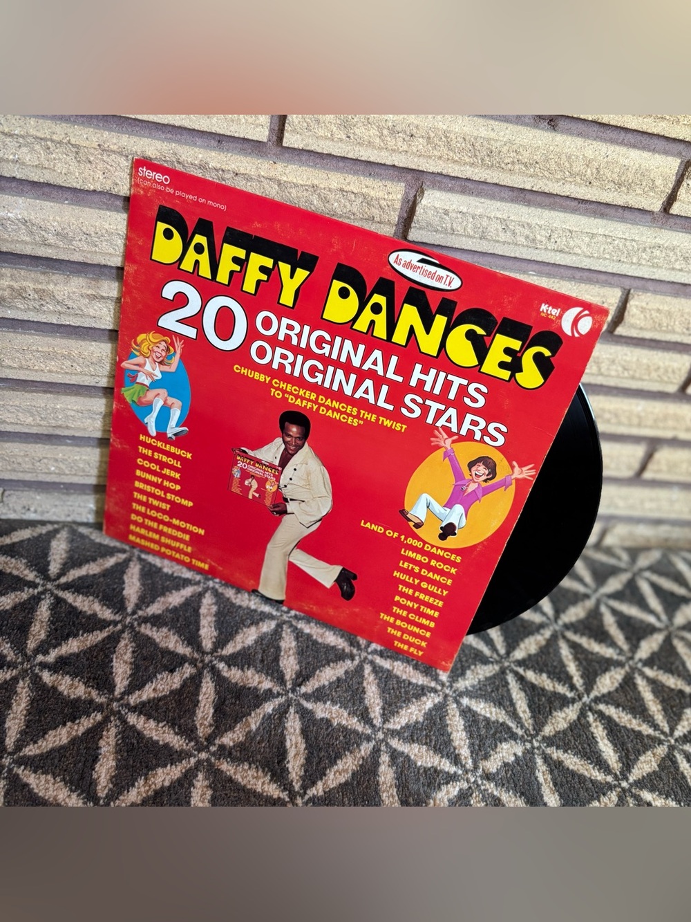 70's K-Tel "Daffy Dances" Album - 70's Compilation Record - Dance Music - KTel